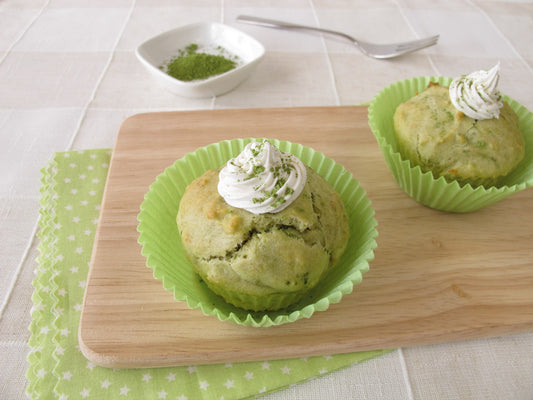 Muffins De Té Matcha